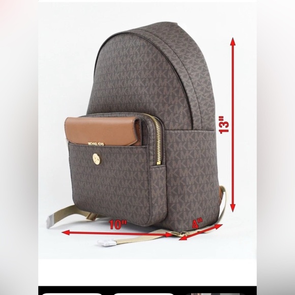 MICHAEL KORS BROWN SIGNATURE COLOR 
Maisie Medium Pebbled Leather 2in-1 BackpacK - Picture 2 of 8